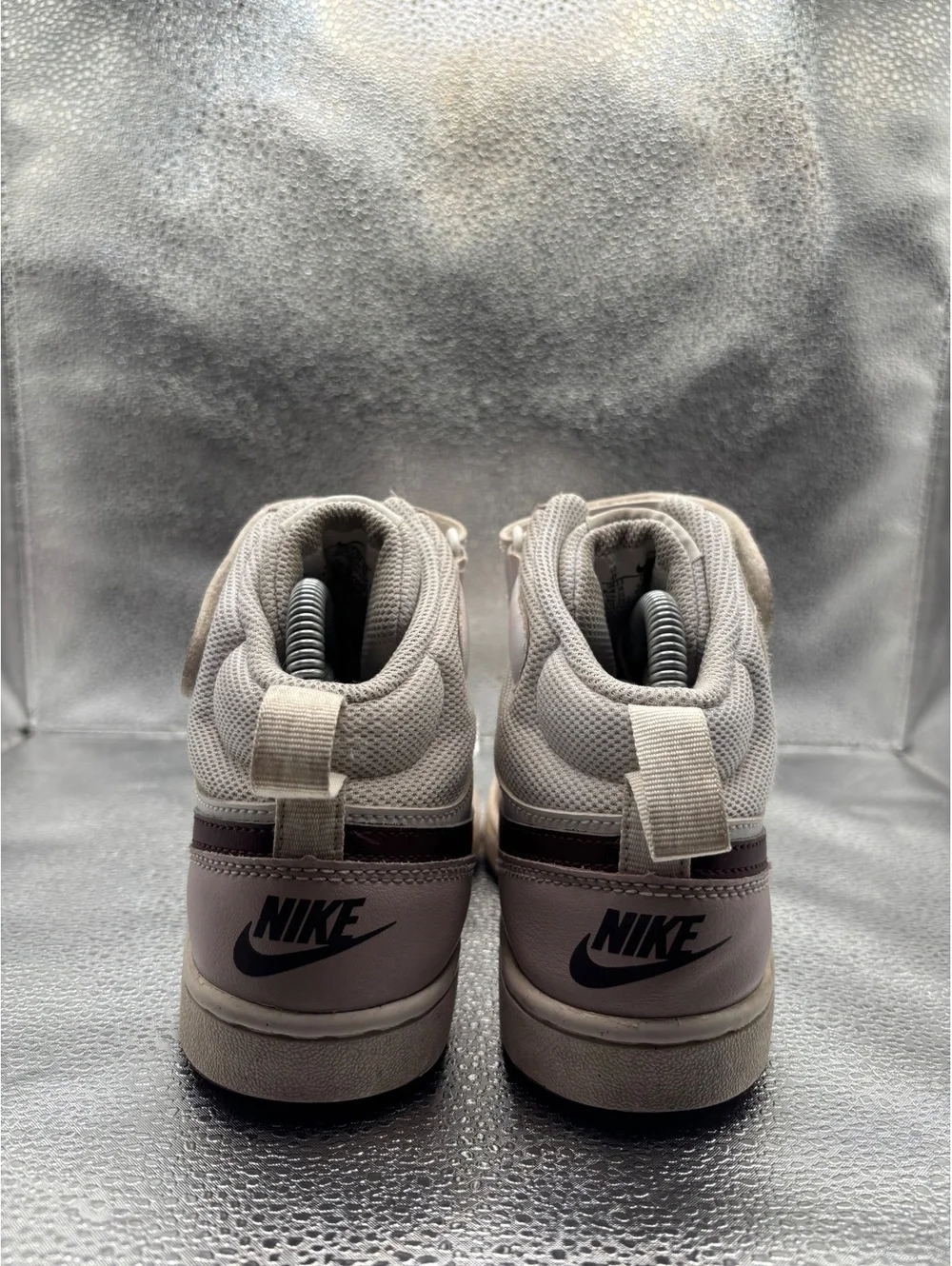 Nike court borough mid 2 platinum Violet